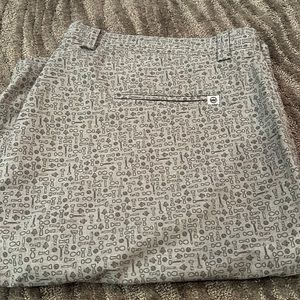 Men's Peter Millar, gray short size 40